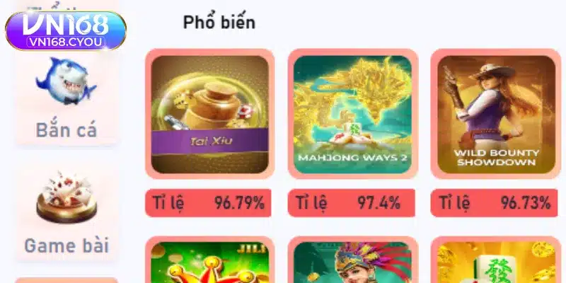 Lưu ý cấu hình máy khi cài đặt app VN168